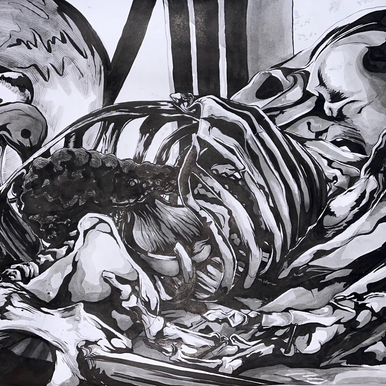 Where's The Light. Drawing by Elliana Polyak
